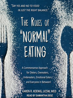 cover image of The Rules of "Normal" Eating